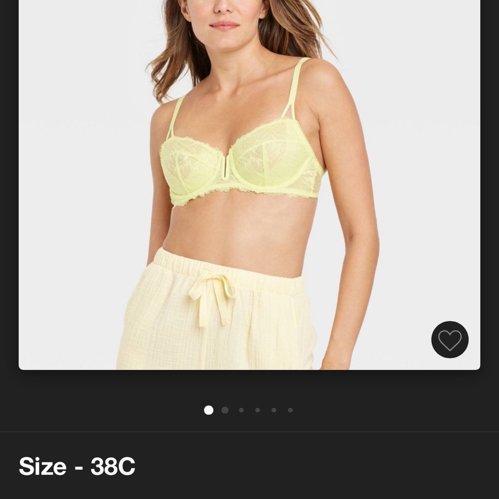 Bra green 38C
